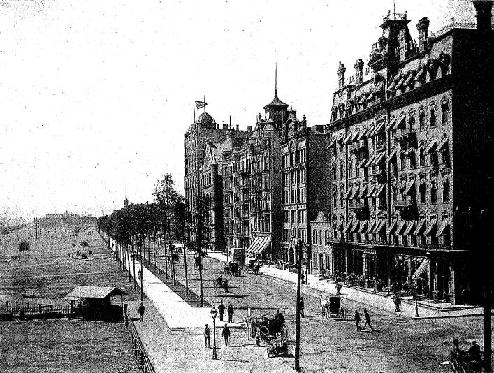 Michigan Avenue in 1887