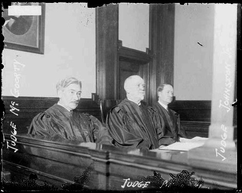 Judges Johnston, Baldwin, McGoonty