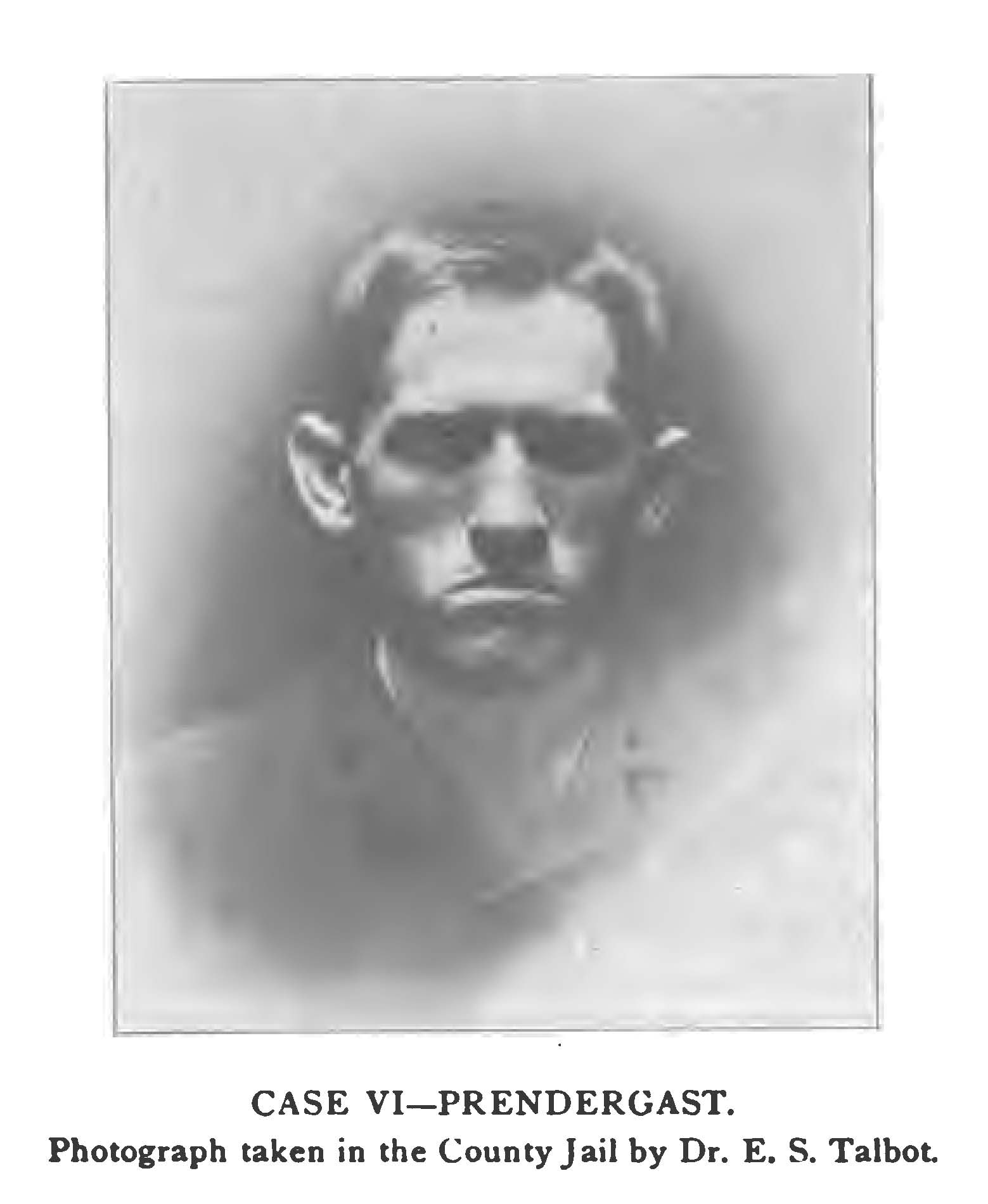 Eugene Patrick Prendergast, photographed in the Cook County Jail