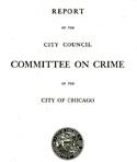 Crime Commission Report cover page