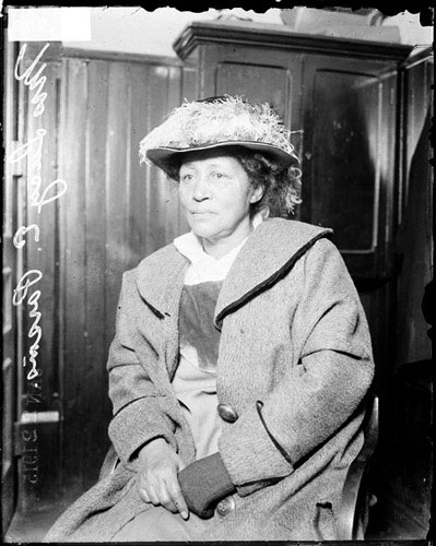 Mrs. Lucy E. Parsons, Arrested During Protest at Hull House